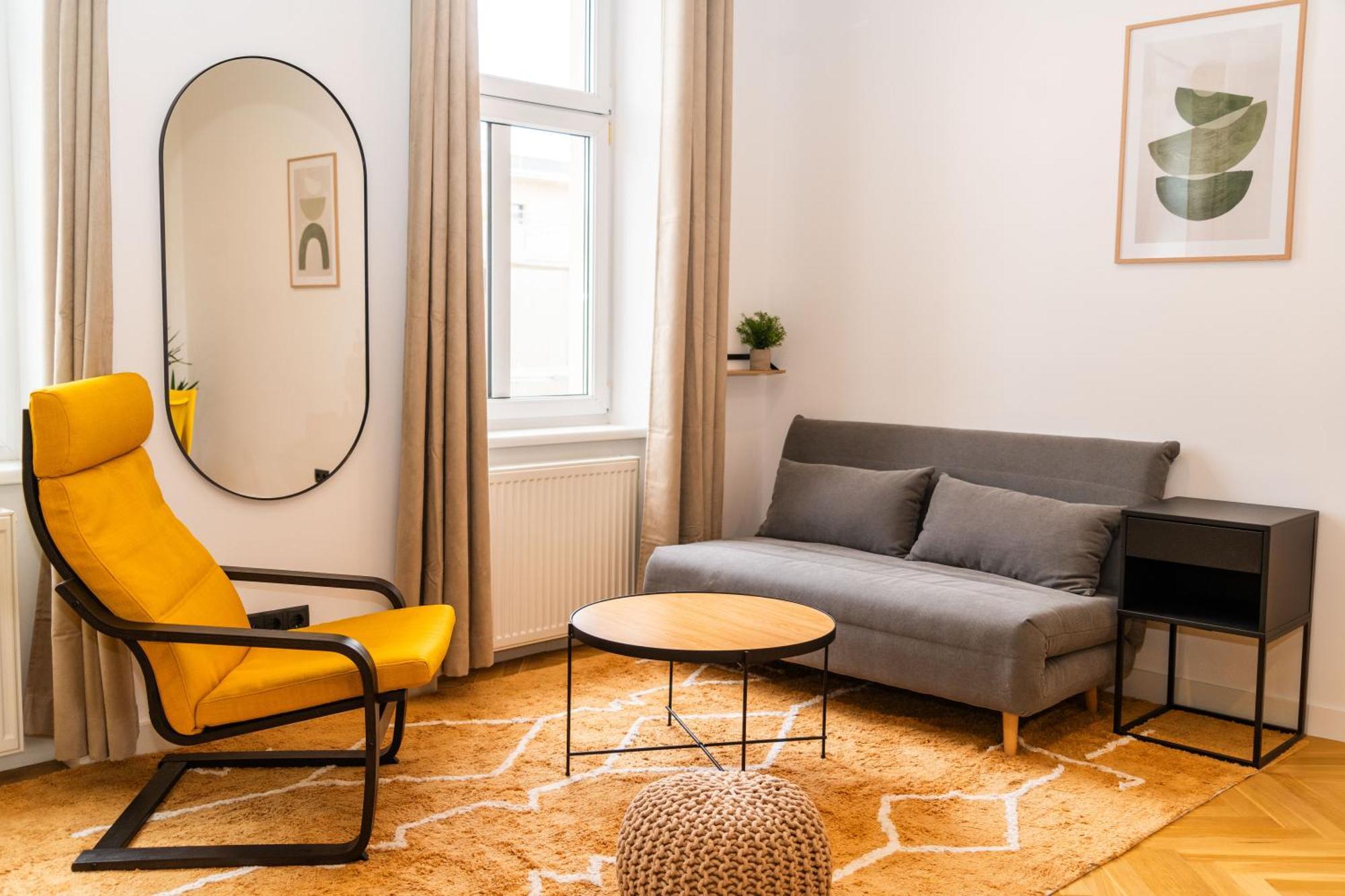 Myflat - Bright Apartment Near Central Station Wien Zimmer foto